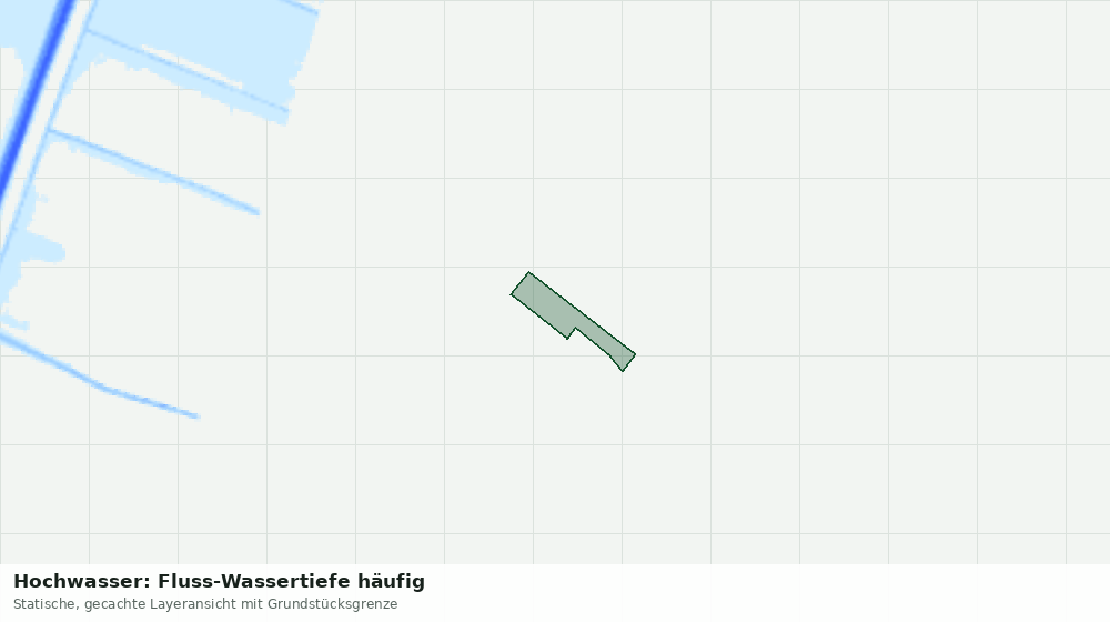 Statische Kartenansicht: Hochwasser: Fluss-Wassertiefe häufig