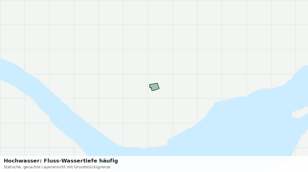 Statische Kartenansicht: Hochwasser: Fluss-Wassertiefe häufig