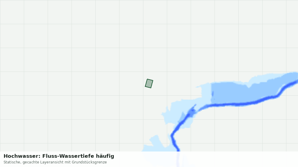 Statische Kartenansicht: Hochwasser: Fluss-Wassertiefe häufig