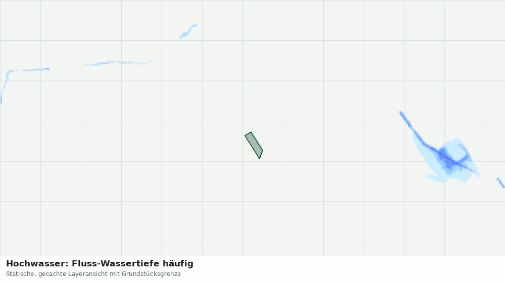 Statische Kartenansicht: Hochwasser: Fluss-Wassertiefe häufig