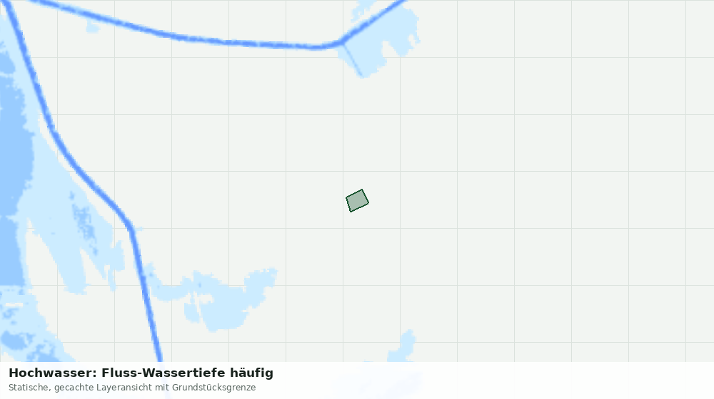 Statische Kartenansicht: Hochwasser: Fluss-Wassertiefe häufig