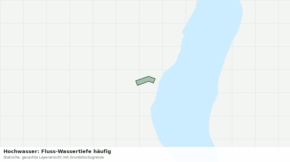 Statische Kartenansicht: Hochwasser: Fluss-Wassertiefe häufig