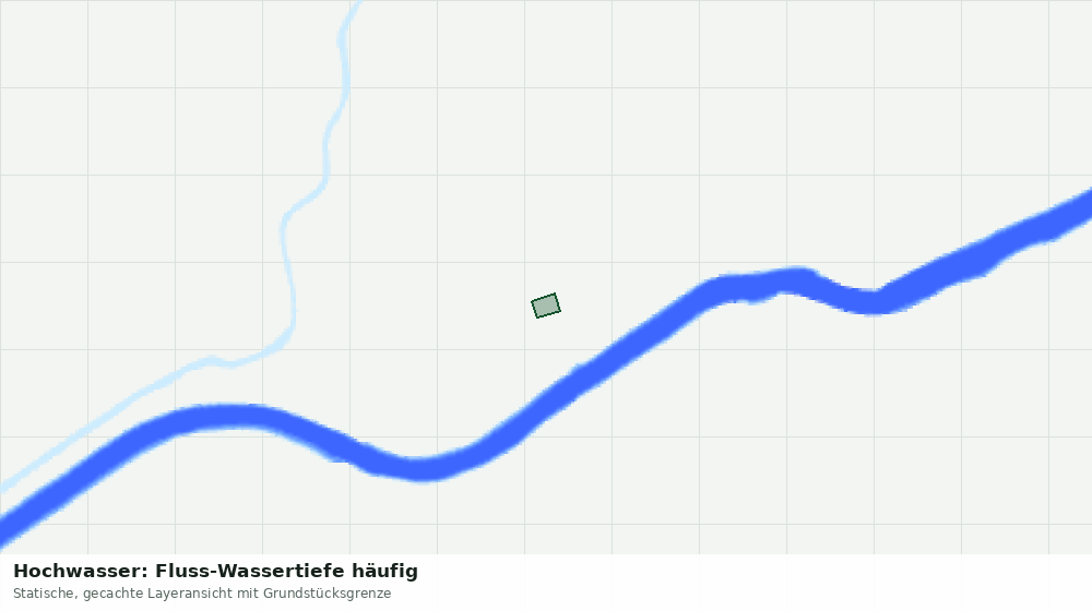 Statische Kartenansicht: Hochwasser: Fluss-Wassertiefe häufig