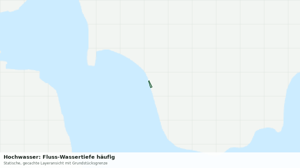 Statische Kartenansicht: Hochwasser: Fluss-Wassertiefe häufig