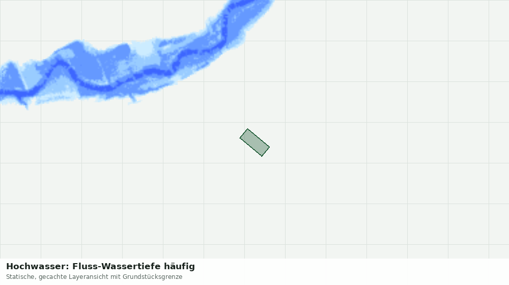 Statische Kartenansicht: Hochwasser: Fluss-Wassertiefe häufig