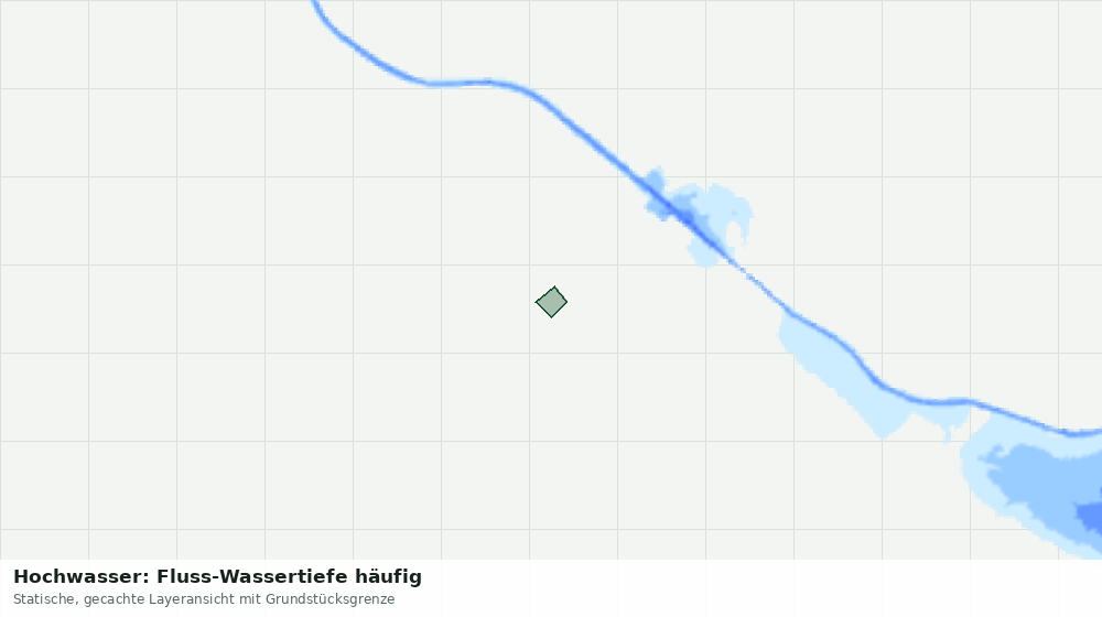 Statische Kartenansicht: Hochwasser: Fluss-Wassertiefe häufig