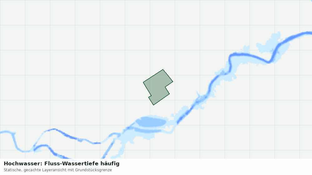 Statische Kartenansicht: Hochwasser: Fluss-Wassertiefe häufig