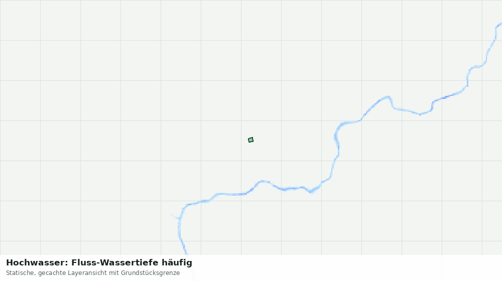 Statische Kartenansicht: Hochwasser: Fluss-Wassertiefe häufig