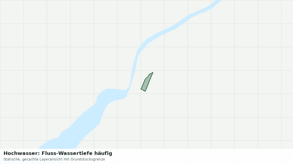 Statische Kartenansicht: Hochwasser: Fluss-Wassertiefe häufig
