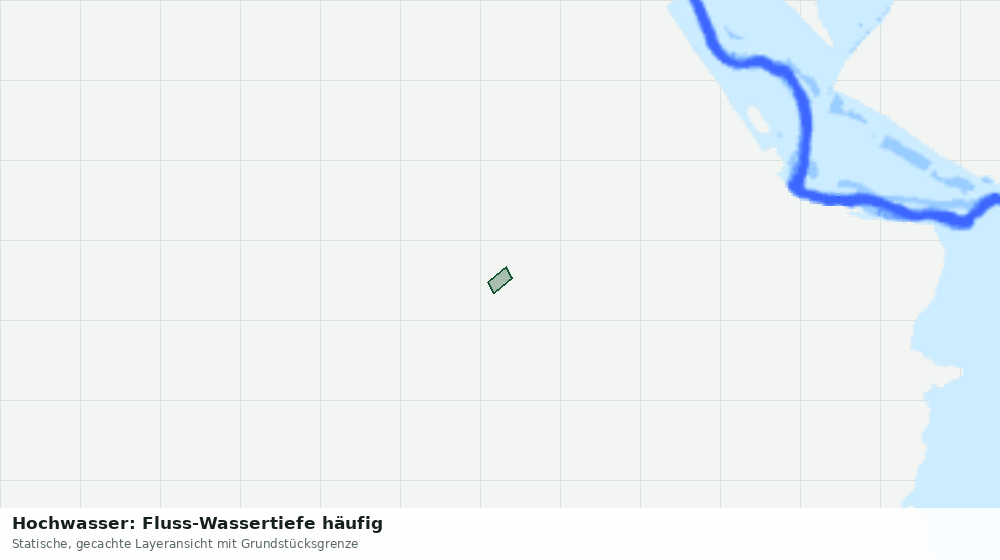 Statische Kartenansicht: Hochwasser: Fluss-Wassertiefe häufig