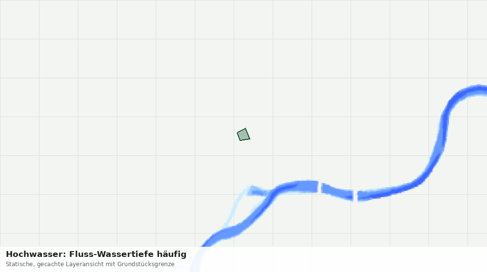 Statische Kartenansicht: Hochwasser: Fluss-Wassertiefe häufig