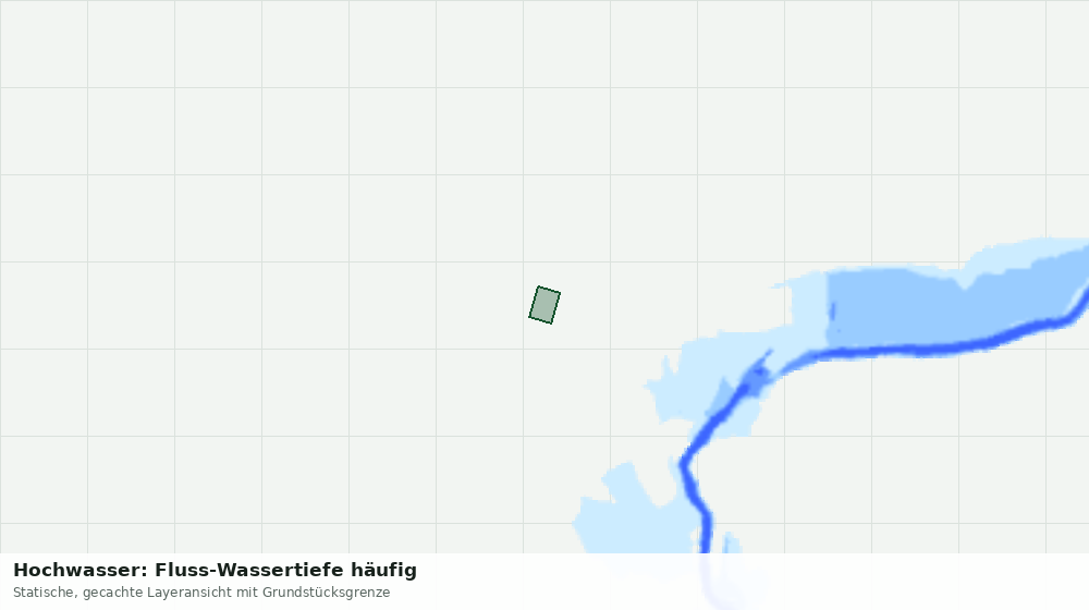 Statische Kartenansicht: Hochwasser: Fluss-Wassertiefe häufig