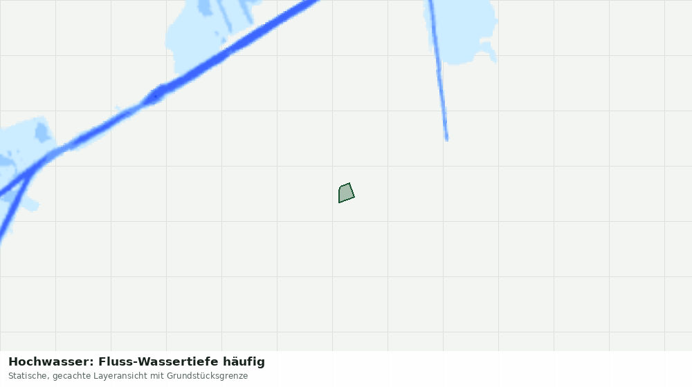 Statische Kartenansicht: Hochwasser: Fluss-Wassertiefe häufig
