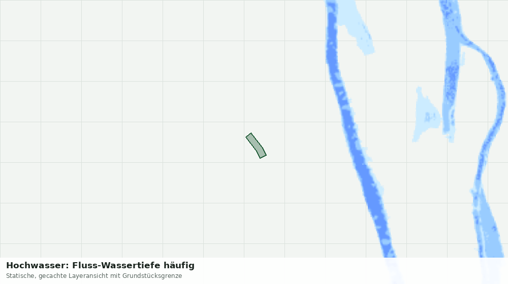 Statische Kartenansicht: Hochwasser: Fluss-Wassertiefe häufig