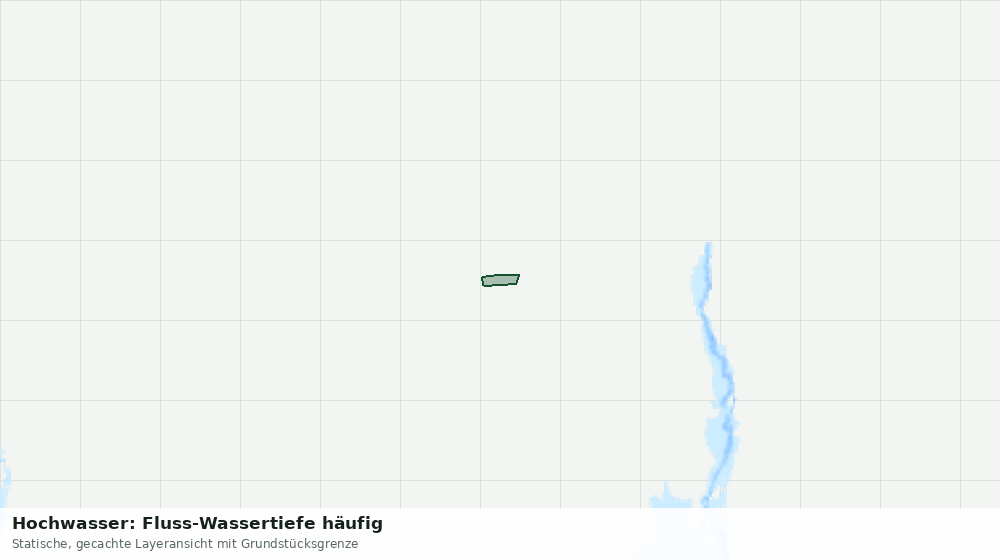 Statische Kartenansicht: Hochwasser: Fluss-Wassertiefe häufig