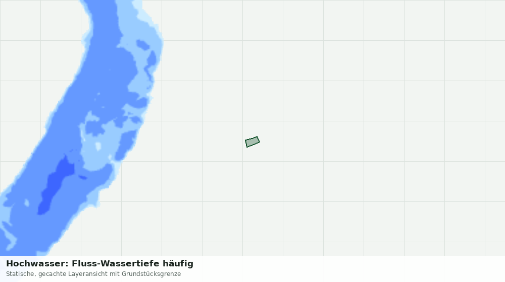 Statische Kartenansicht: Hochwasser: Fluss-Wassertiefe häufig