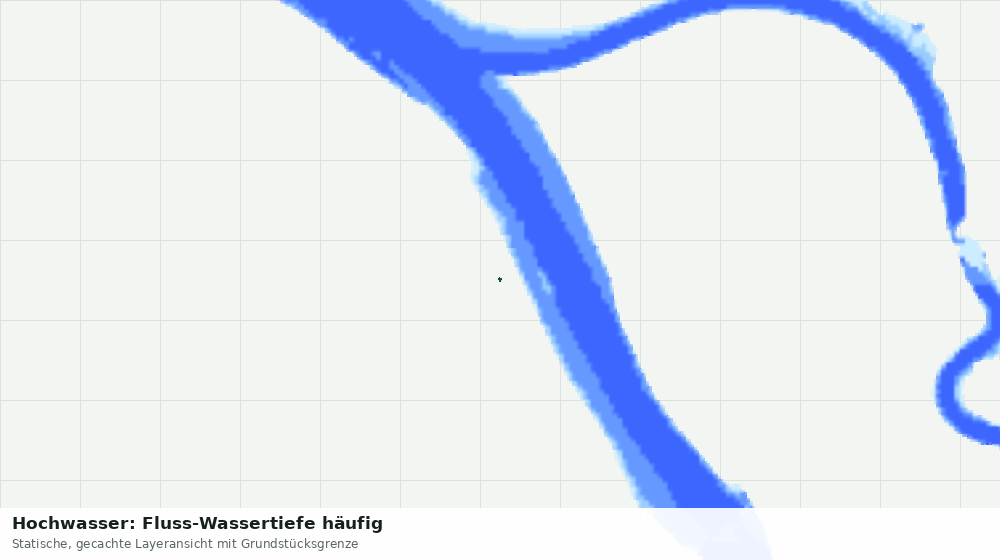 Statische Kartenansicht: Hochwasser: Fluss-Wassertiefe häufig