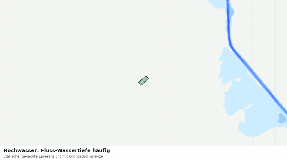 Statische Kartenansicht: Hochwasser: Fluss-Wassertiefe häufig