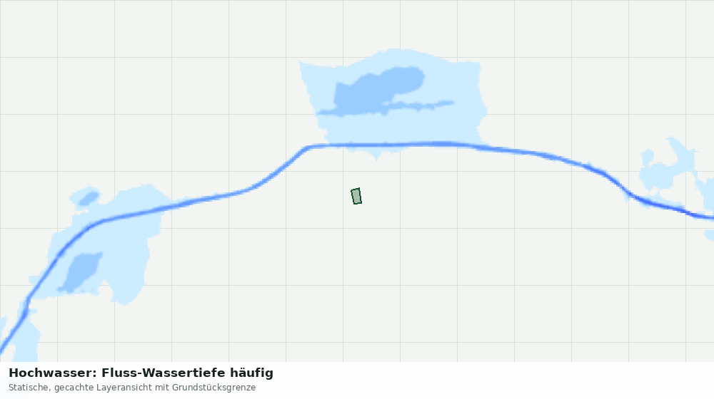 Statische Kartenansicht: Hochwasser: Fluss-Wassertiefe häufig