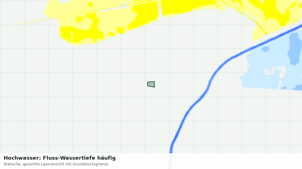 Statische Kartenansicht: Hochwasser: Fluss-Wassertiefe häufig