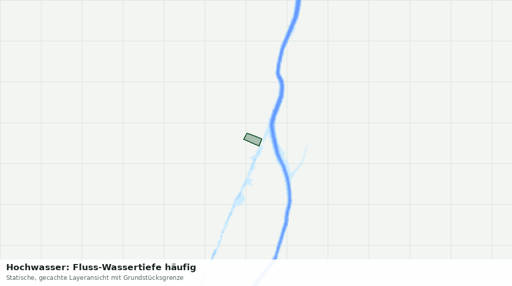 Statische Kartenansicht: Hochwasser: Fluss-Wassertiefe häufig