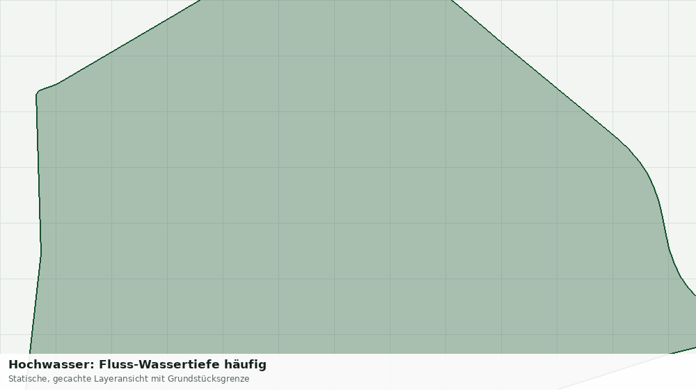 Statische Kartenansicht: Hochwasser: Fluss-Wassertiefe häufig