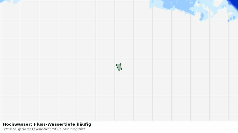 Statische Kartenansicht: Hochwasser: Fluss-Wassertiefe häufig
