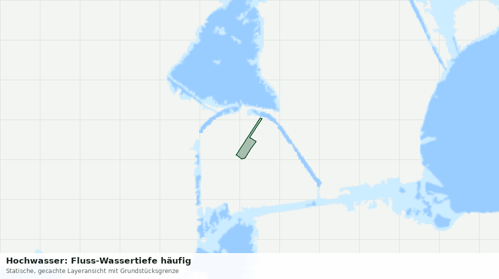 Statische Kartenansicht: Hochwasser: Fluss-Wassertiefe häufig