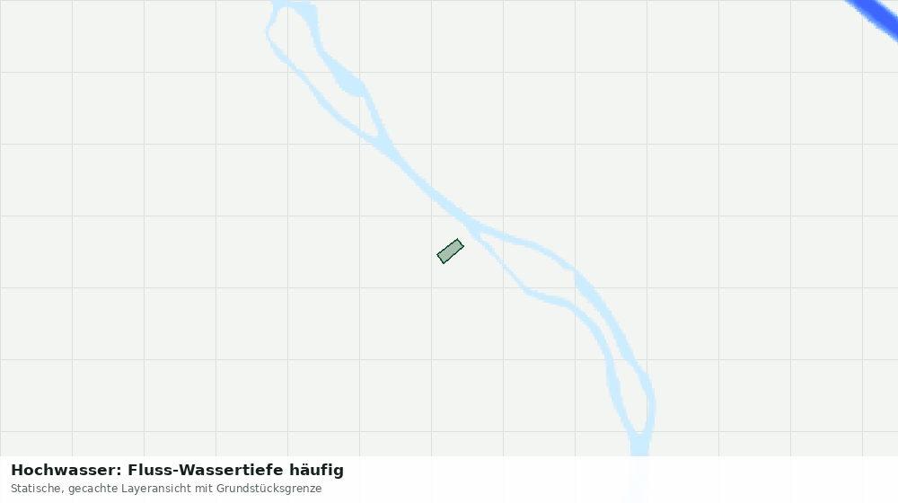 Statische Kartenansicht: Hochwasser: Fluss-Wassertiefe häufig