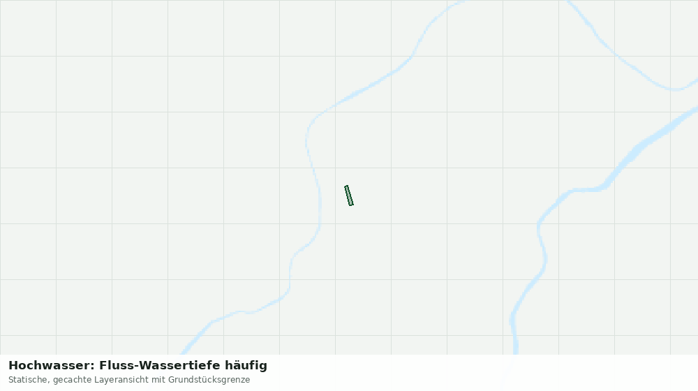 Statische Kartenansicht: Hochwasser: Fluss-Wassertiefe häufig
