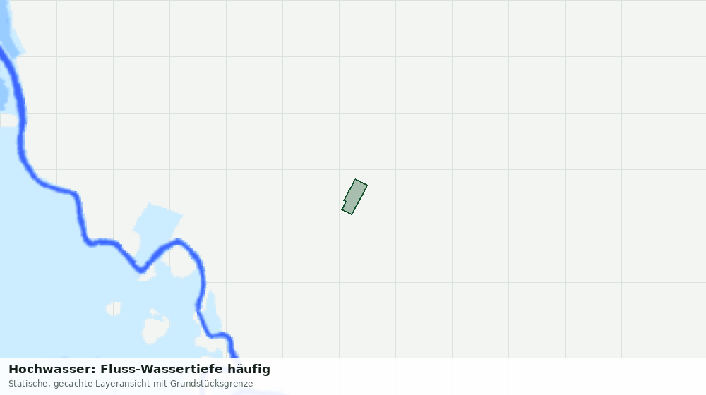 Statische Kartenansicht: Hochwasser: Fluss-Wassertiefe häufig