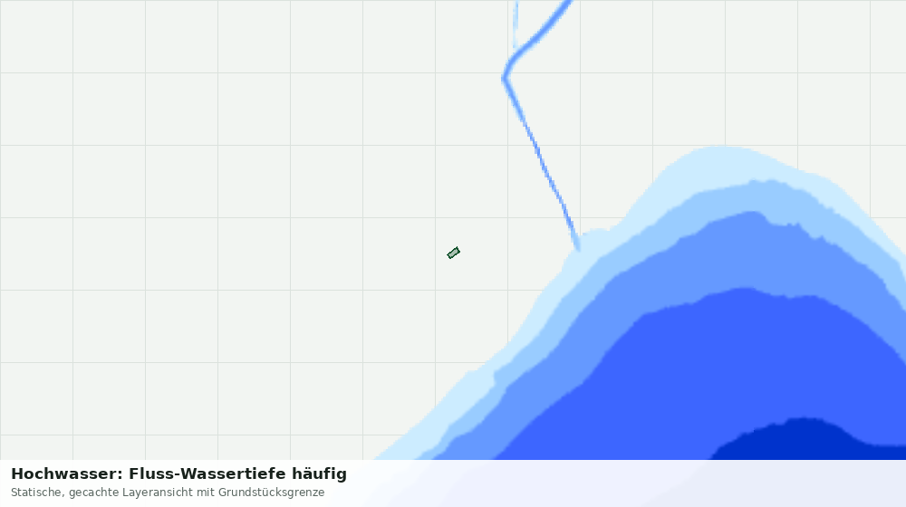 Statische Kartenansicht: Hochwasser: Fluss-Wassertiefe häufig