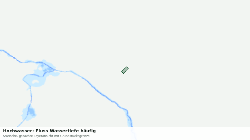 Statische Kartenansicht: Hochwasser: Fluss-Wassertiefe häufig