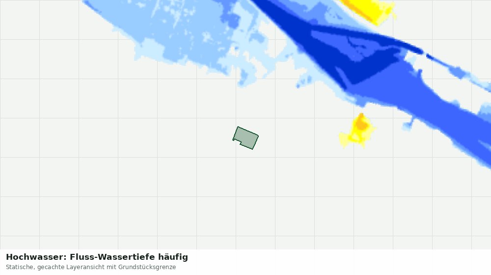 Statische Kartenansicht: Hochwasser: Fluss-Wassertiefe häufig
