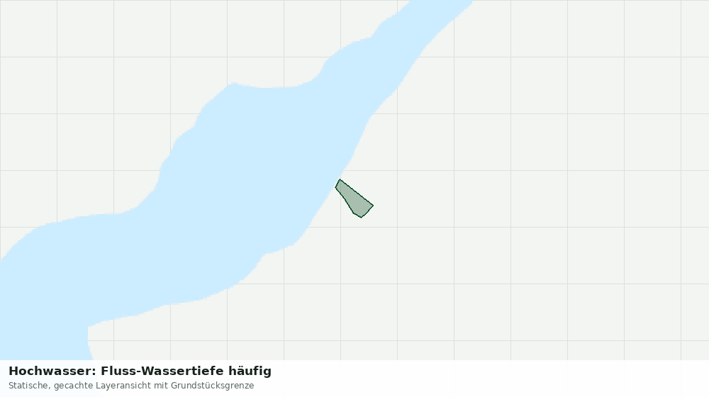 Statische Kartenansicht: Hochwasser: Fluss-Wassertiefe häufig