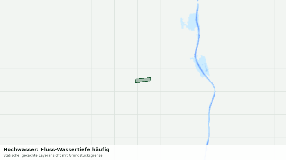 Statische Kartenansicht: Hochwasser: Fluss-Wassertiefe häufig