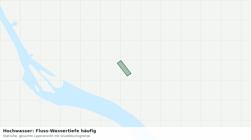 Statische Kartenansicht: Hochwasser: Fluss-Wassertiefe häufig
