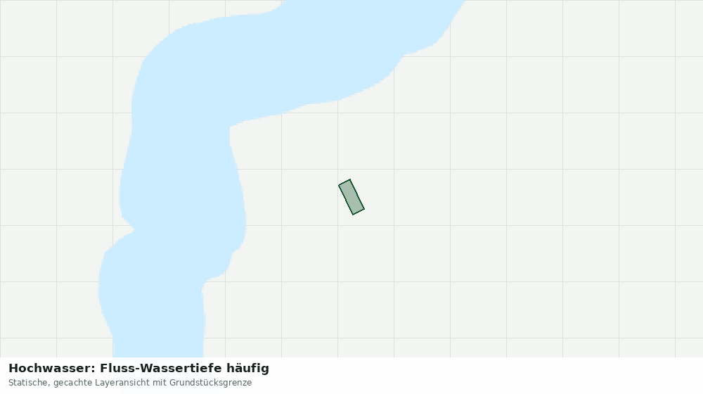 Statische Kartenansicht: Hochwasser: Fluss-Wassertiefe häufig