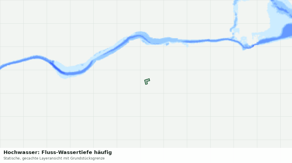 Statische Kartenansicht: Hochwasser: Fluss-Wassertiefe häufig