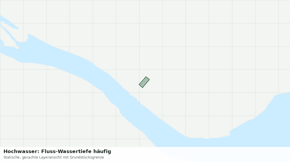 Statische Kartenansicht: Hochwasser: Fluss-Wassertiefe häufig