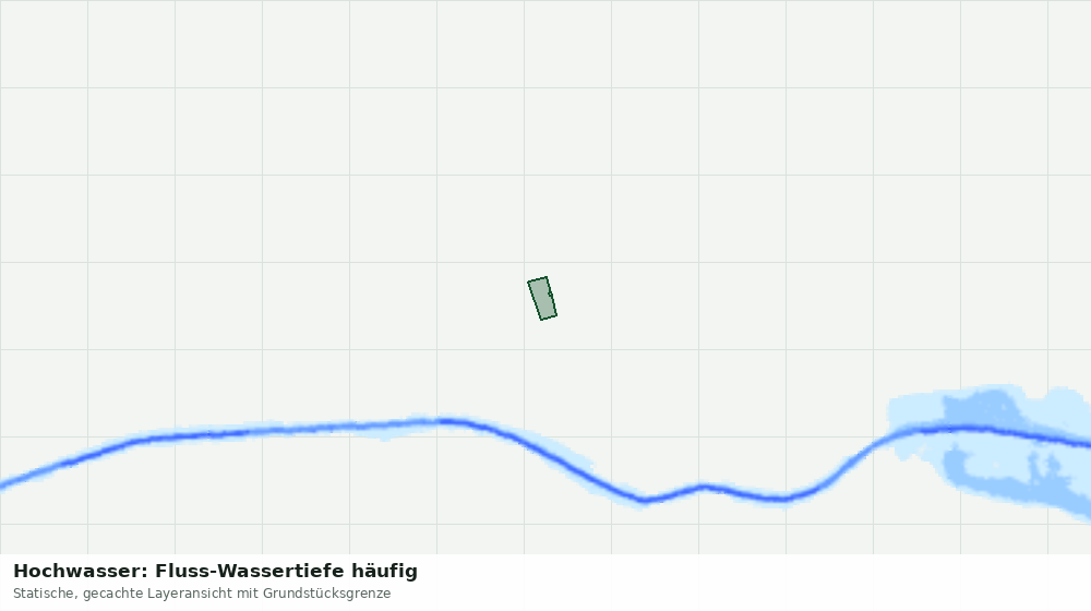 Statische Kartenansicht: Hochwasser: Fluss-Wassertiefe häufig
