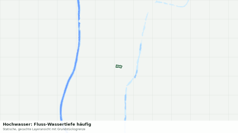 Statische Kartenansicht: Hochwasser: Fluss-Wassertiefe häufig
