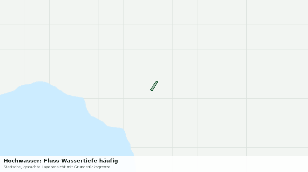 Statische Kartenansicht: Hochwasser: Fluss-Wassertiefe häufig