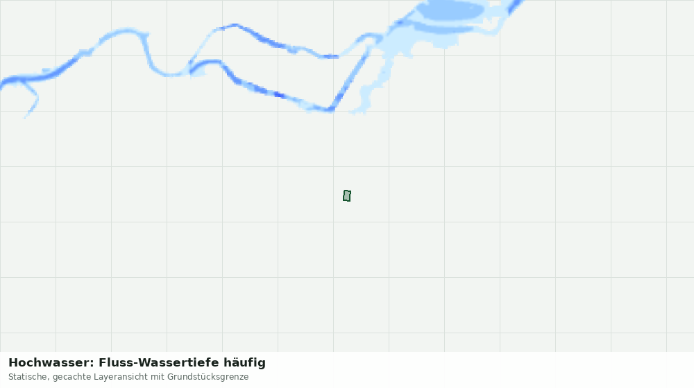 Statische Kartenansicht: Hochwasser: Fluss-Wassertiefe häufig