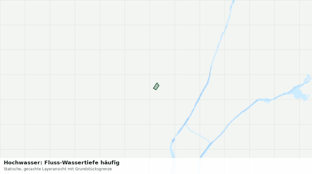 Statische Kartenansicht: Hochwasser: Fluss-Wassertiefe häufig
