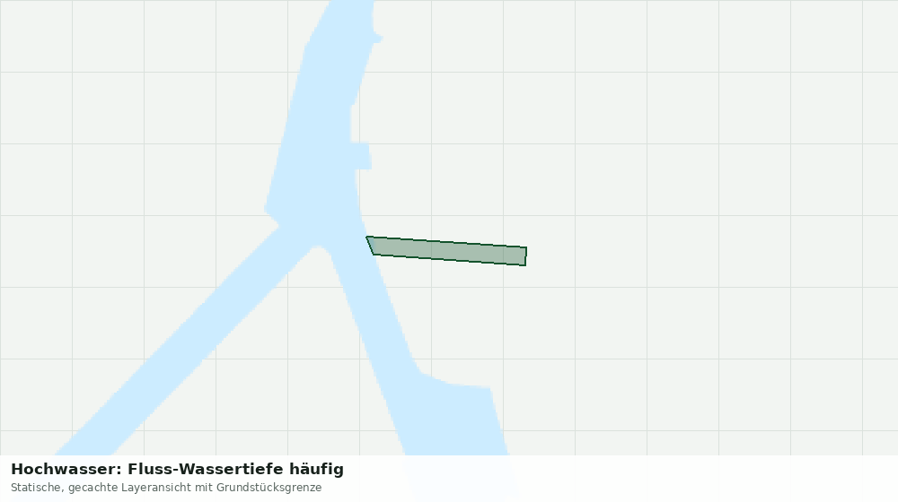 Statische Kartenansicht: Hochwasser: Fluss-Wassertiefe häufig