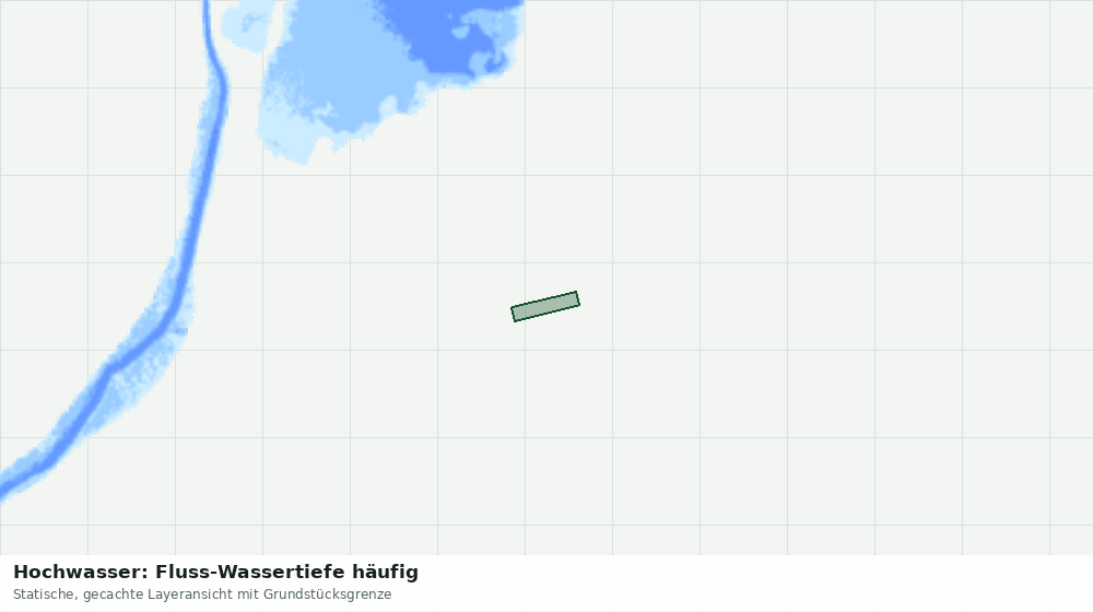 Statische Kartenansicht: Hochwasser: Fluss-Wassertiefe häufig