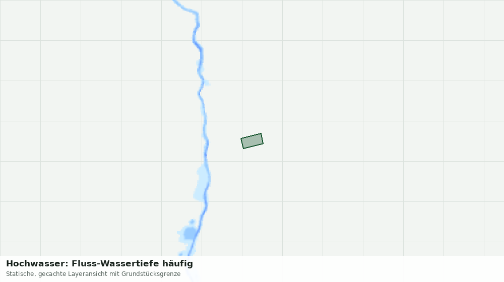Statische Kartenansicht: Hochwasser: Fluss-Wassertiefe häufig
