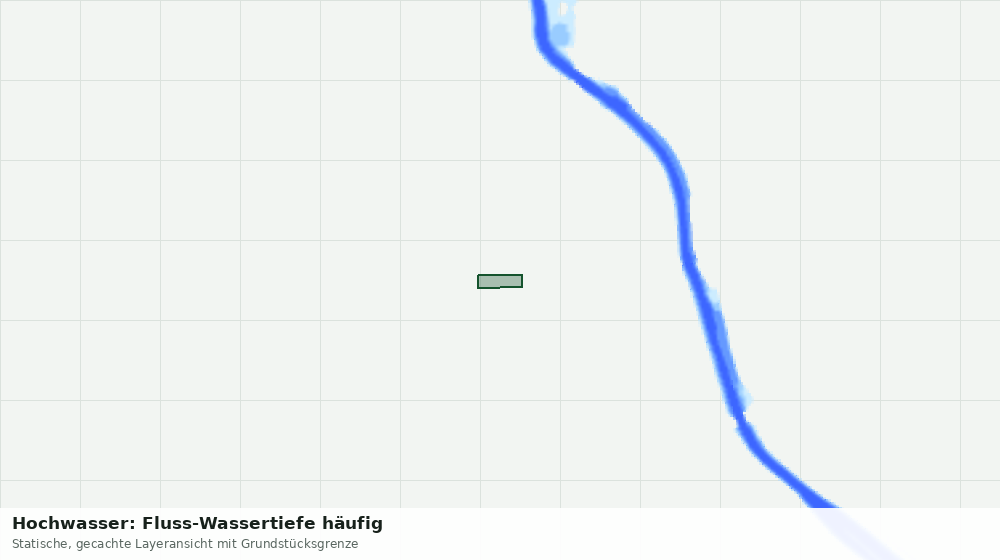Statische Kartenansicht: Hochwasser: Fluss-Wassertiefe häufig