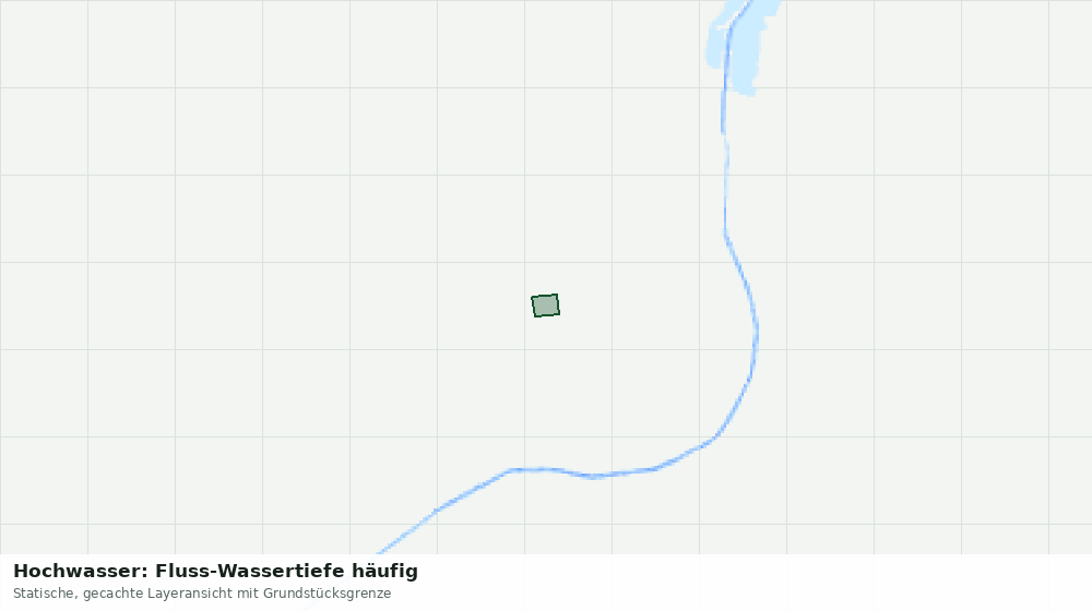 Statische Kartenansicht: Hochwasser: Fluss-Wassertiefe häufig